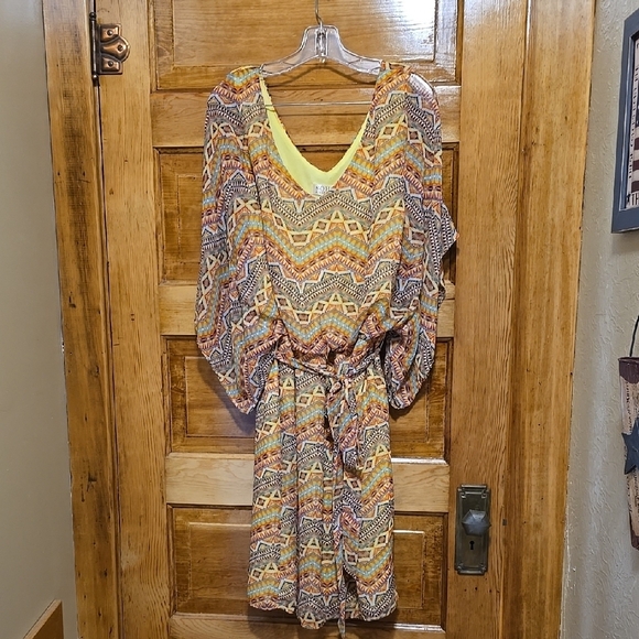 Soho Apparel Dresses & Skirts - Soho Apparel Dress with Scoop Neck and Dolman Sleeves 2X